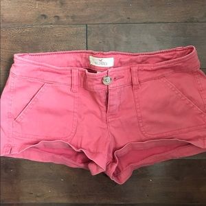 Hollister salmon shorts